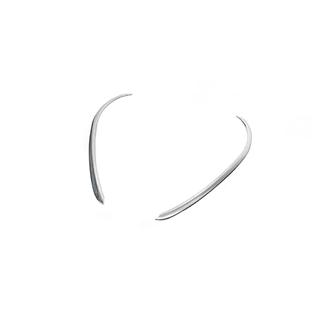 Couvre-montants de porte arrière chromés (2 pcs, inox) photo 3