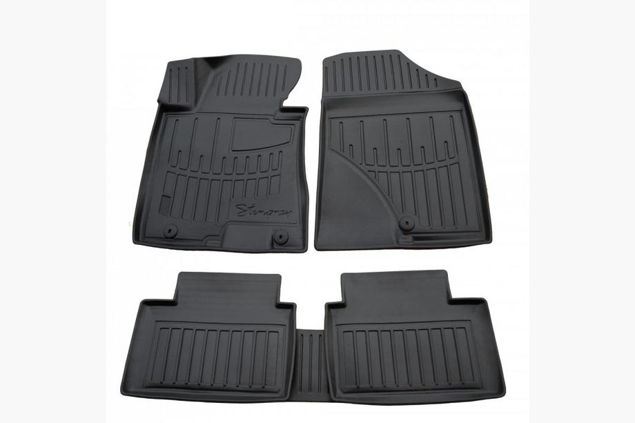 Kia Ceed 2012-2018 Tapis de sol en caoutchouc Stingray 3D (5 pcs, polyuréthane) Image