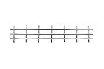 Hyundai Tucson JM 2004- Grille de pare-chocs (acier inoxydable) photo 1