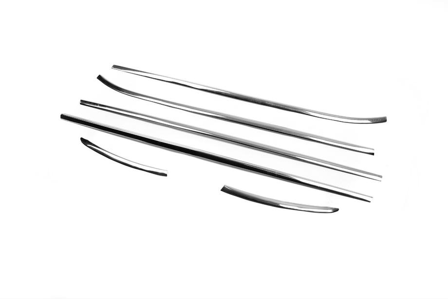 Hyundai I-30 2007-2011 Baguettes de vitres inférieures inox (6 pcs) Image