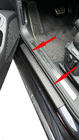 Volkswagen Passat B6 2006-2012 Seuils de porte DDU (4 pcs, plastique) photo 4