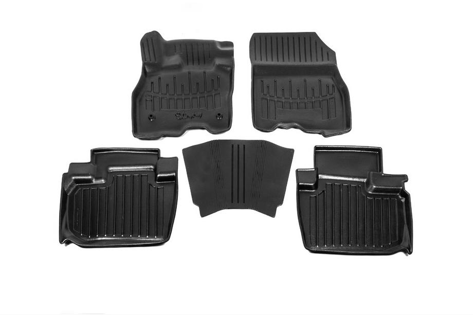Nissan Leaf 2010-2017 Tapis de sol en caoutchouc Stingray 3D (5 pcs, polyuréthane) Image