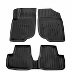 Peugeot 207 2006–2014 Tapis de sol caoutchouc Stingray 3D (5 pcs) photo 2