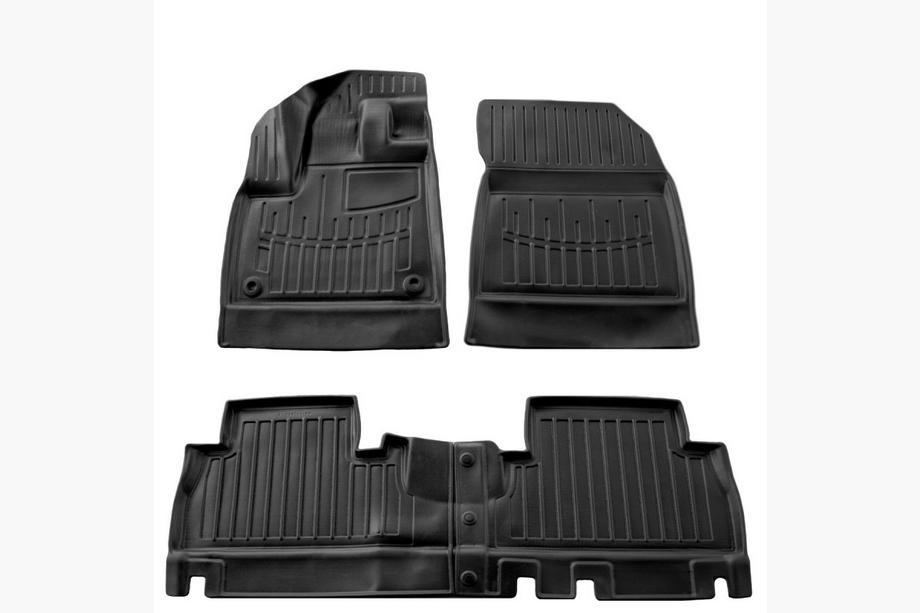 Toyota Proace City 2016- Tapis de sol caoutchouc Stingray 3D (4 pcs, polyuréthane) Image