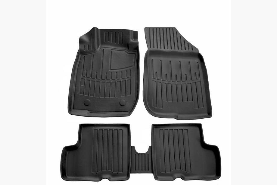 Dacia Duster 2008-2018 Tapis de Sol Caoutchouc Stingray 3D (2WD) (5 pcs, Polyurethane) Image