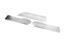 Hyundai H200, H1, Starex 1998-2007 Seuils de porte OmsaLine (3 pcs, inox) photo 5
