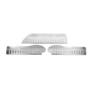 Seuils de porte OmsaLine (3 pcs, inox) Hyundai H200, H1, Starex 1998-2007 photo 4