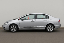 Honda Civic Sedan VIII 2006-2011 Baguettes inférieures de vitres inox (6 pcs) OmsaLine - Inox Italien photo 1