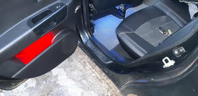 Kia Ceed 2007-2012 Seuils de porte OmsaLine (4 pcs, inox) photo 8