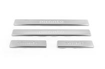 Kia Picanto 2004-2011 Seuils de porte OmsaLine (4 pcs, inox) photo 2