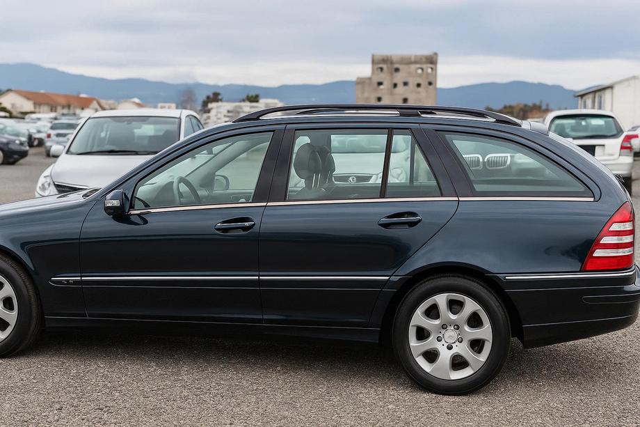 Mercedes C-class W203 2000-2007 Encadrement de Vitres Acier Inoxydable Photo 3