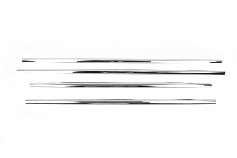 Mercedes E-class W211 2002-2009 Encadrement de Vitres Inox SD, Carmos - Acier turc (4 pcs) Photo 10