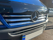 Mercedes Sprinter W901/902/903/904/905 1995–2006 Caches de calandre larges (2002-2006, 6 pièces, inox) photo 1