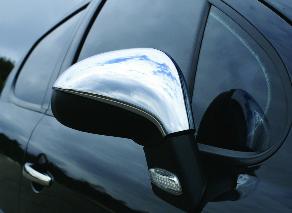 Caches Rétroviseurs Chromés Pour Peugeot 307 CC SW 407 (2004-2012) - 2 Pièces, Style Et Protection